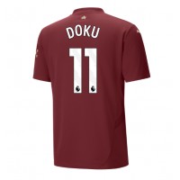 Camiseta Manchester City Jeremy Doku #11 Tercera Equipación Replica 2024-25 mangas cortas